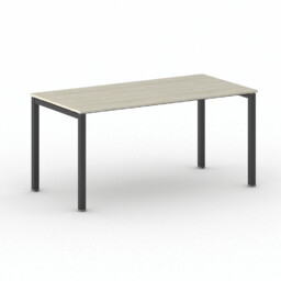 Stół konferencyjny do biura SQUARE, 160x80 cm, czarna