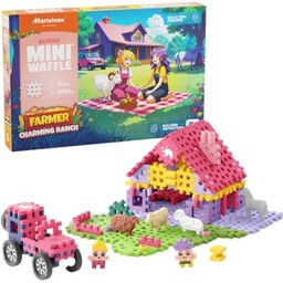 MARIOINEX Klocki elastyczne Mini Waffle Farmer Urocze Ranczo