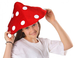 Duża czapka Muchomorek