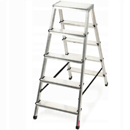 Drabina Domowa Aluminiowa Drabinka 5 Stopniowa Dwustronna Składana