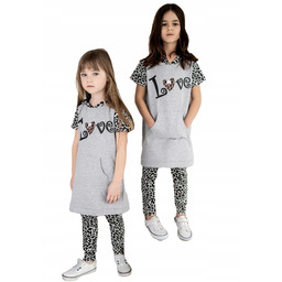 Komplet Legginsy Panterka +tunika Kid's By Voga It