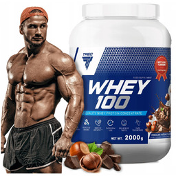 PYSZNE BIAŁKO WPC Trec Whey 100 2000g PROTEINY