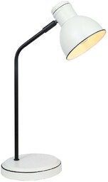 Lampka biurkowa biało-czarna Zumba 41-72078, lampka młodzieżowa
