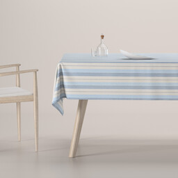 Obrus prostokątny, niebieskie pasy, Vibes