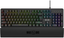 MAD DOG Klawiatura GK600 Outemu Red Czarny