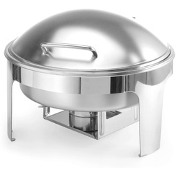 Podgrzewacz do potraw na pastę świeczki stal satynowana