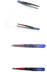 Wzorzysta pęseta 9,6 cm VM-T18C granatowe drzewa Wzorzysta
