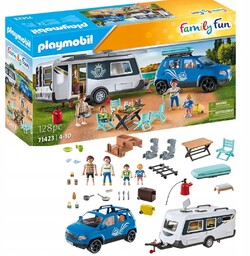Playmobil 71423 Samochód z przyczepą kempingową Family Fun