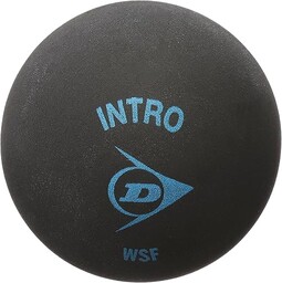 Dunlop Piłka do squasha Intro, czarna, jeden rozmiar