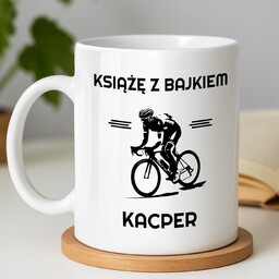 Kubek z nadrukiem dla rowerzysty kolarza