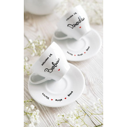 Pakamera Zestaw Filiżanek dla Dziadków z Imionami Wnucząt