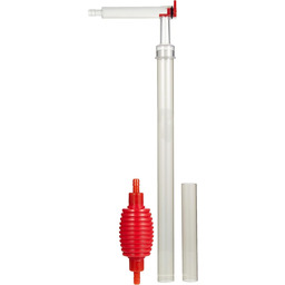 Fluval 11080 GravelVac Mulmsauger, mały/średni, przezroczysty/czerwony