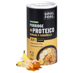 BOWLPROS Owsianka proteinowa Banan i Słony karmel (450