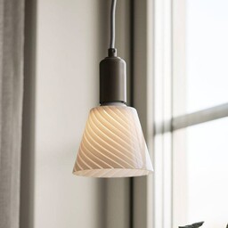 PR Home żyrandol Tilda, biały, Ø 12,5 cm,