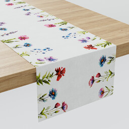 Markizeta Obrus bieżnik 38x160 001 kwiaty polne Milas