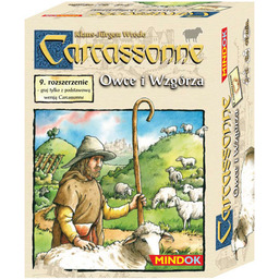 Carcassonne: Owce i wzgórza, gra planszowa, rozszerzenie, dodatek,