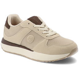 Big Star Sneakersy damskie, cholewka z połączenia materiałów