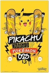 Oficjalny plakat Pokemon Pikachu Charged Up 025-35,8 x