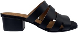 Buty damskie skórzane klapki UNISA Kaime Ram czarne