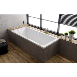 Riho Lusso wanna prostokątna 170x75cm nogi+syfon Viega B007001005/207093/495121