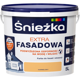 Farba fasadowa Extra karmelowy 5 l Śnieżka