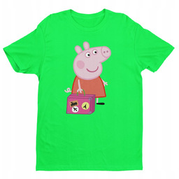 Koszulka Dziecięca-Świnka Peppa-Mix Kolory- 110 Xs