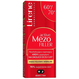 LIRENE Rewitalizująco-napinający krem z peptydami na okolicę oczu