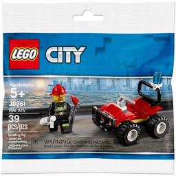 Lego 30361 City Strażacki Quad Strażak gaśnica