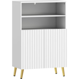 Szafka łazienkowa 834-917V90WT, 2 otwarte półki, biała, 60
