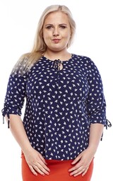Bluzka FBZ1034 GRANATOWY ptaki