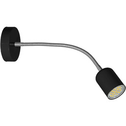 Milagro Kinkiet MAXI BLACK 1xGU10