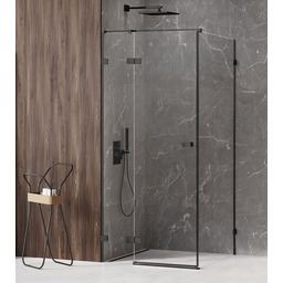 New Trendy Avexa Black kabina kwadratowa 80x80x200 cm