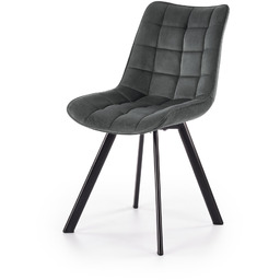 K332 krzesło pikowane do jadalni popiel