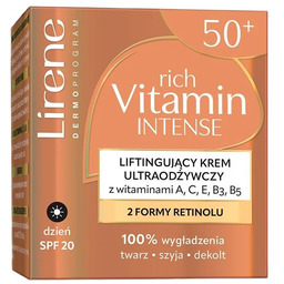 LIRENE Rich Vitamin Intense liftingujący krem odżywczy