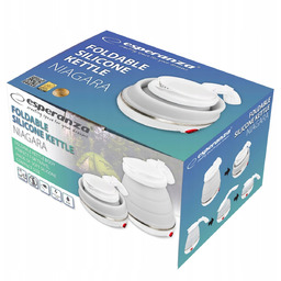 MAŁY CZAJNIK ELEKTRYCZNY SKŁADANY SILIKONOWY TURYSTYCZNY PODRÓŻNY 0,5L