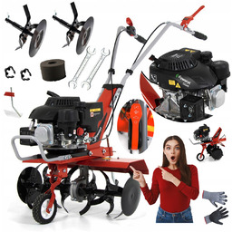 Glebogryzarka Spalinowa Z Napędem Kultywator Gleby Loncin Potężna