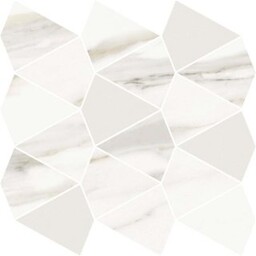 Płytka ścienna mozaika GOLD WISH white glossy 8mm
