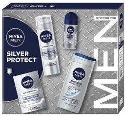 NIVEA MEN Silver Protect Zestaw Pianka do golenia,