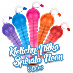 Kielich Spirala Piłka Neon 500ml/50 szt.