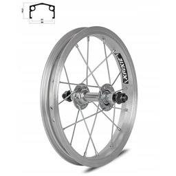 Aluminiowe koło przednie XMX 12" - z piastą
