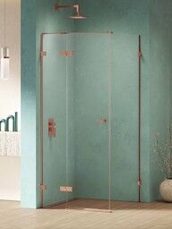 Miedziana kabina prysznicowa 110x120 lewa EXK-6393 Eventa Copper
