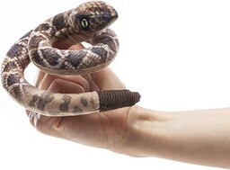 Folkmanis Finger Puppet Mini Rattlesnake 2789