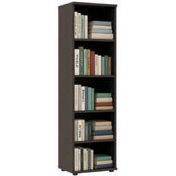 Elior Minimalistyczny regał na książki wenge E5-F39