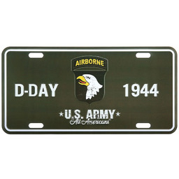 Tablica rejestracyjna D-Day 1944 101st Airborne
