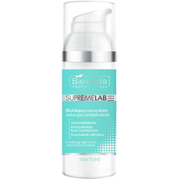 BIELENDA PROFESSIONAL Supremelab Skin Tone eksfoliujący nocny krem