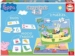 Educa 16229; Peppa Pig; klasyczne puzzle  superpack