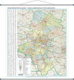 ArtGlob, mapa ścienna Województwo śląskie WYDANIE 2025
