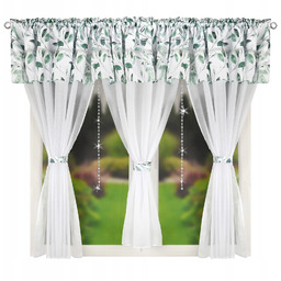 Firana Gotowa Rennes 400x160 cm z koralikiem