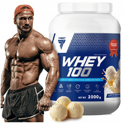 PYSZNE BIAŁKO WPC Trec Whey 100 2000g PROTEINY