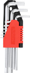 Yato Klucze imbusowe hex 1,5-10, kpl. 9 szt.